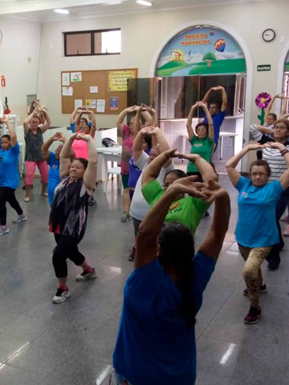 Aulas de Futebol no Projeto Manancial